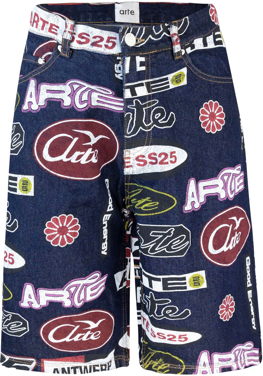 Arte Antwerp Shorts Blue Blauw