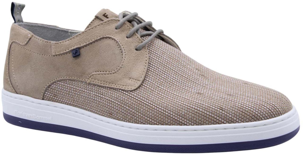 Floris van Bommel Veterschoen Beige Beige