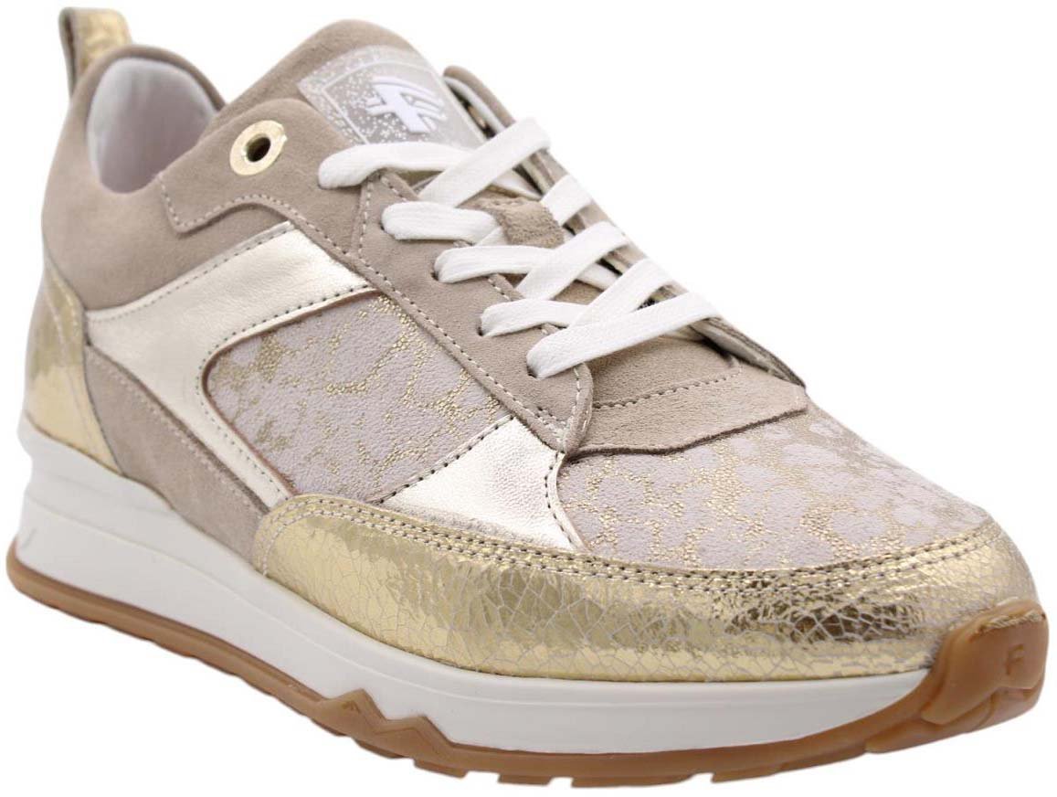 Floris van Bommel Sneaker Gold Goud
