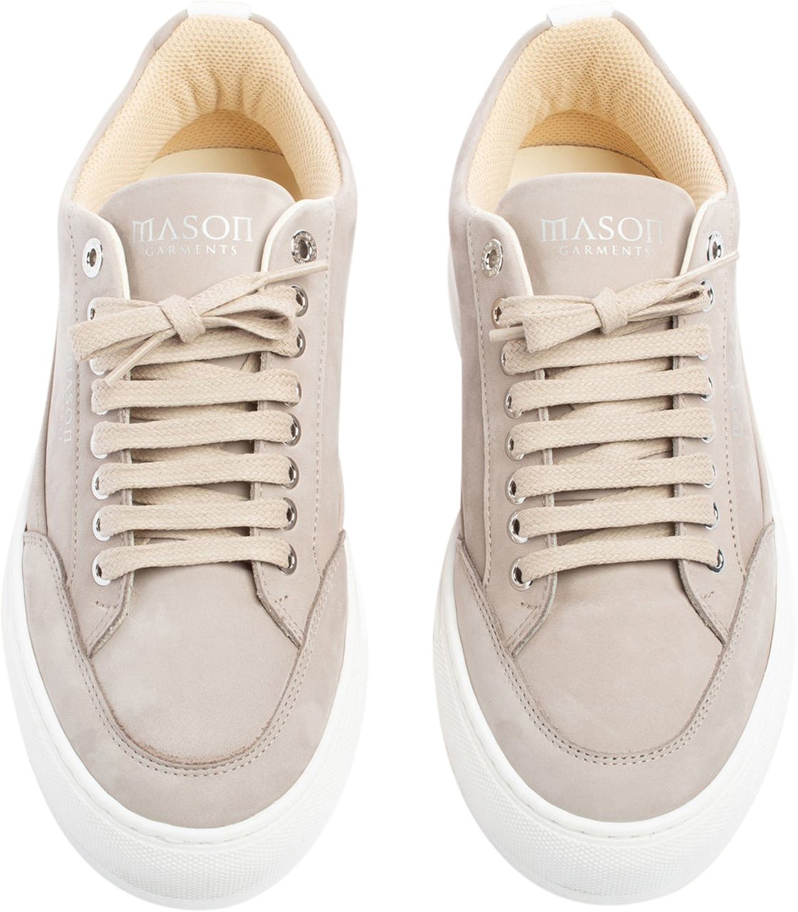 Mason Garments Heren Tia Originale Sneaker Beige Beige