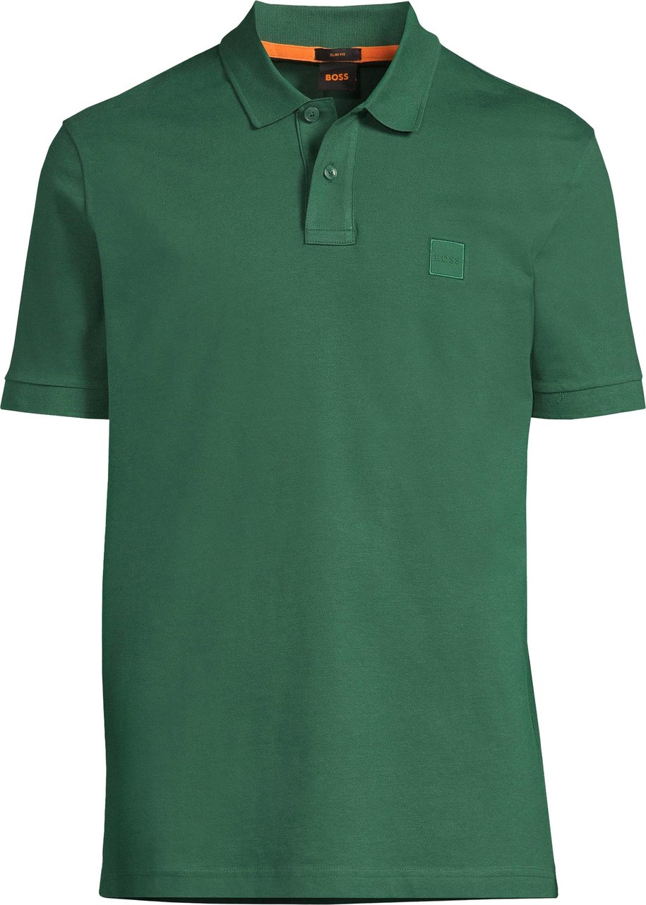 Boss Polo Shirt Passenger Open Green Groen