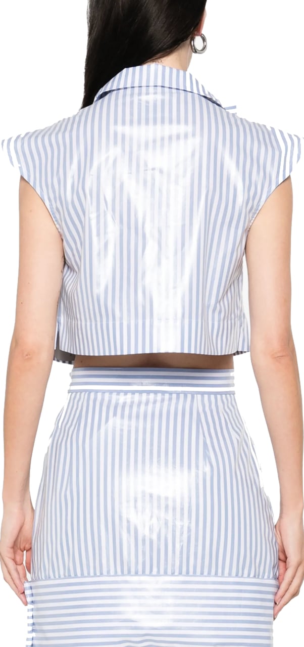 Vivienne Westwood Honor Shirt White/blue Wit