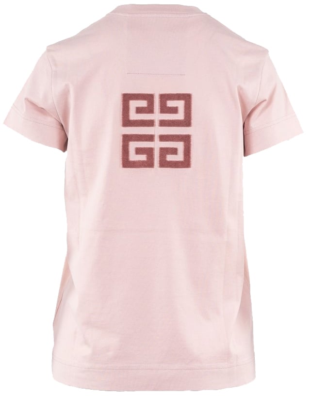 Givenchy Tshirt Short Sleeves Pink Roze