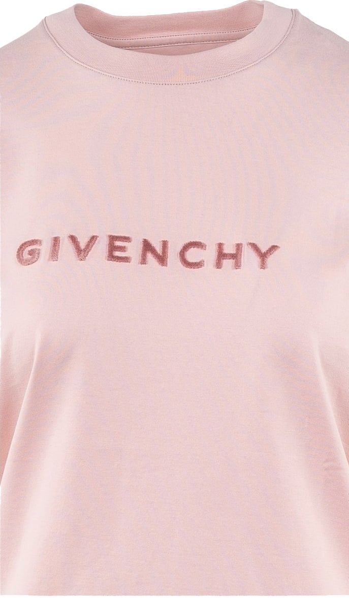 Givenchy Tshirt Short Sleeves Pink Roze