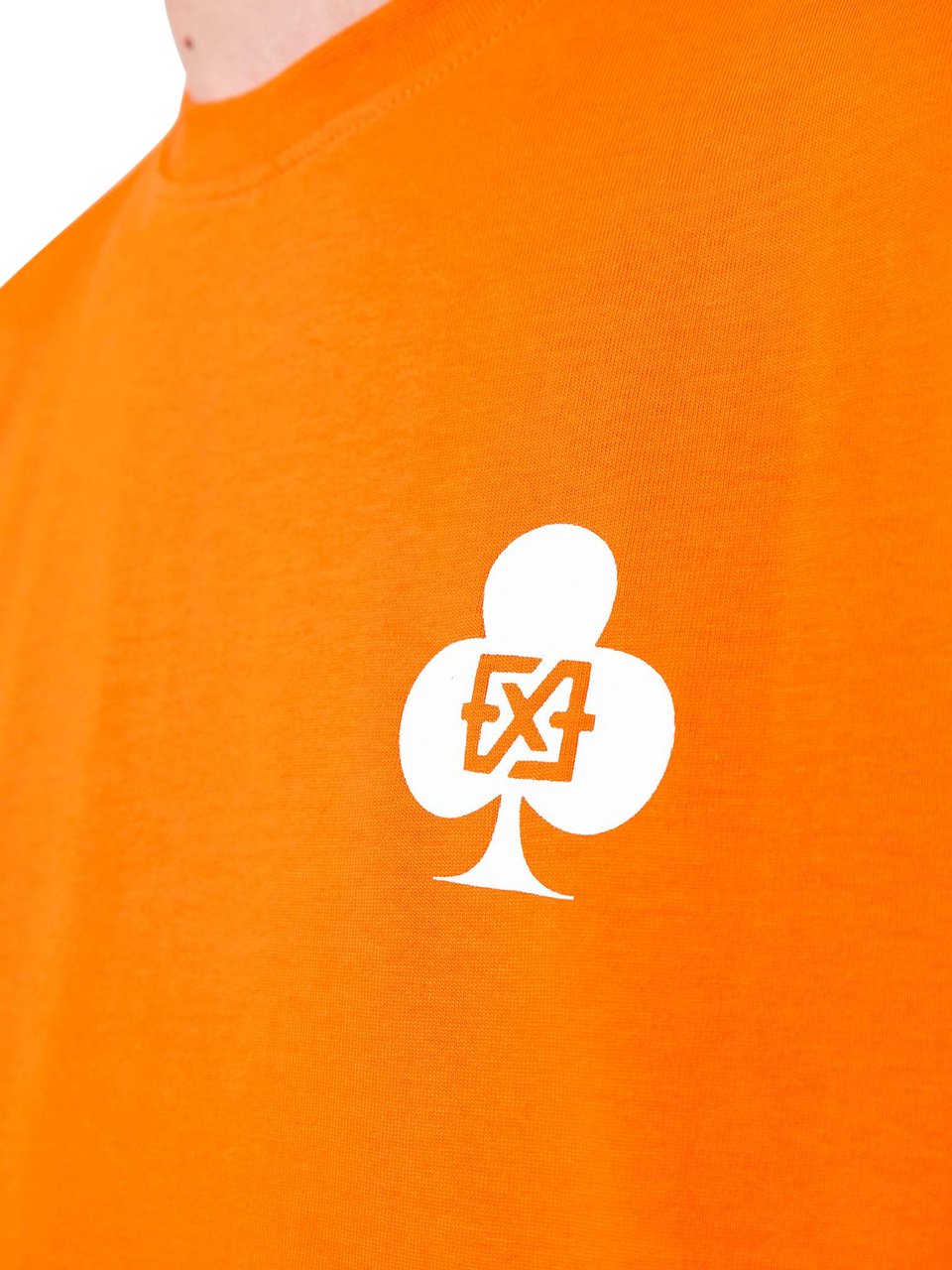 XPLCT Studios Card Tee | Orange/Black Zwart