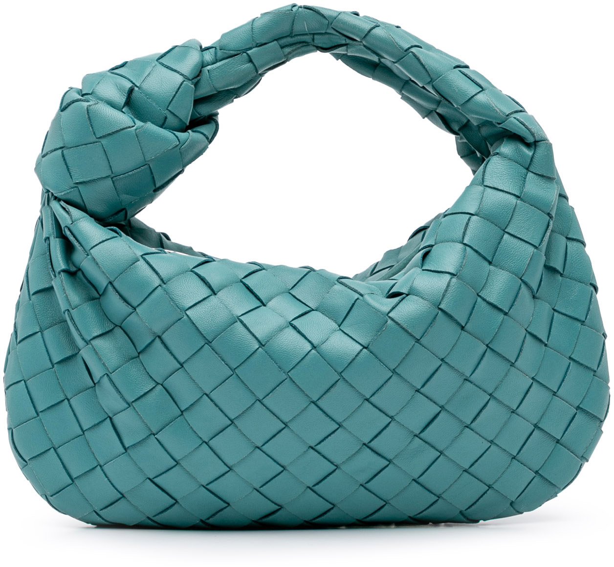 Bottega Veneta Mini Nappa Intrecciato Jodie Blauw