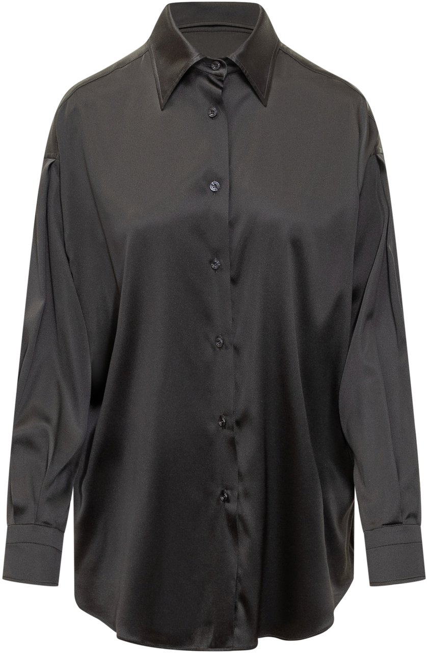 Tom Ford Camicia in Seta Zwart