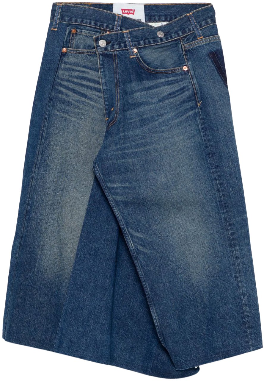 Junya Watanabe Skirts Blue Blauw