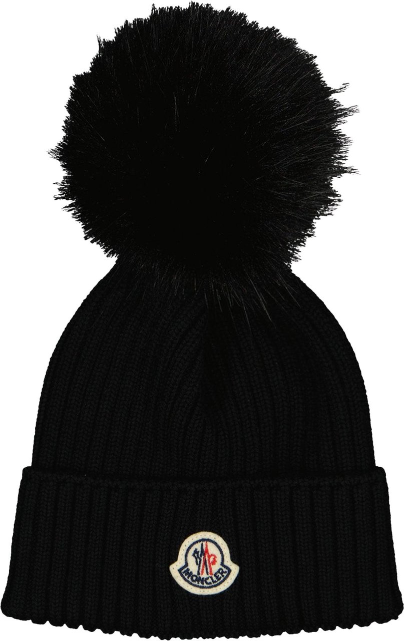 Moncler Moncler Meisjes Muts Zwart Zwart