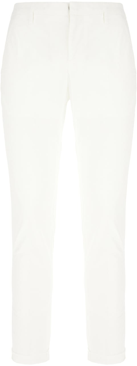 Dondup Trousers White Wit