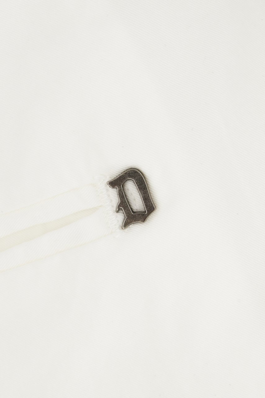 Dondup Trousers White Wit