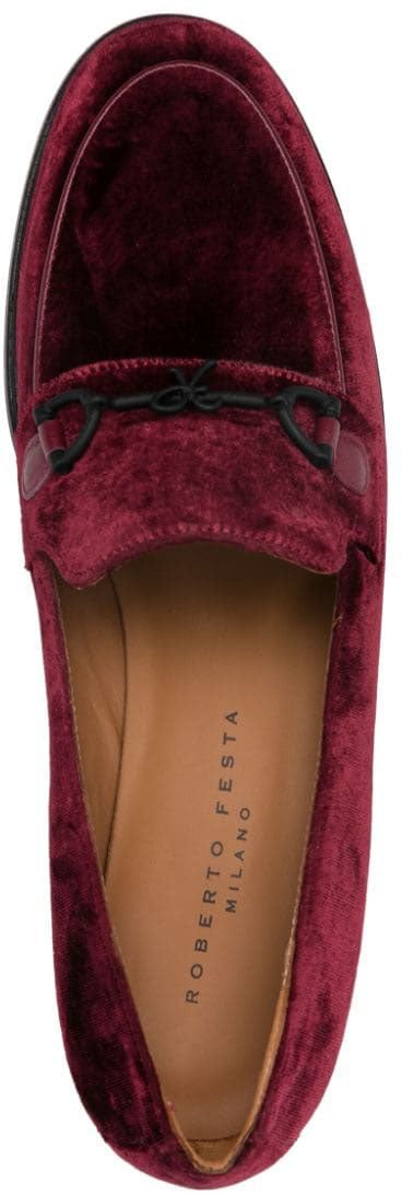 Roberto Festa Flat Shoes Purple Paars