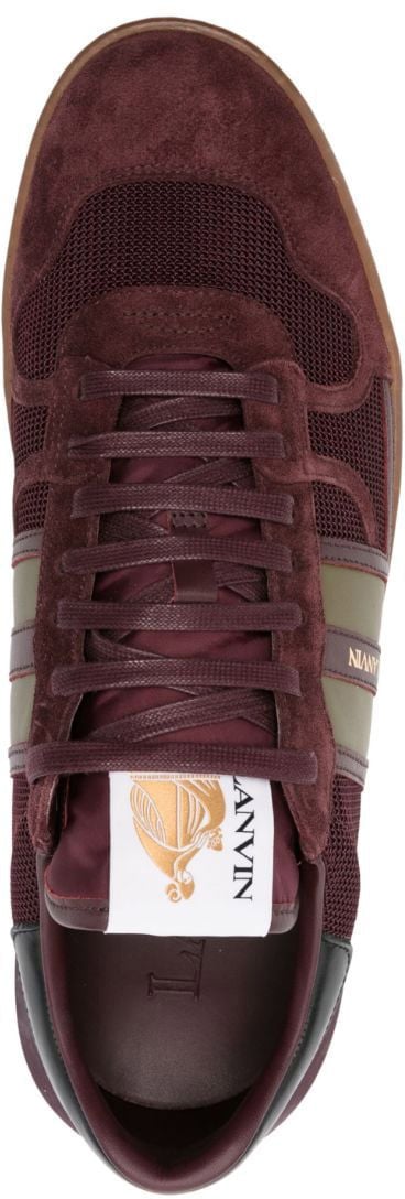 Lanvin Sneakers Burgundygreen Rood