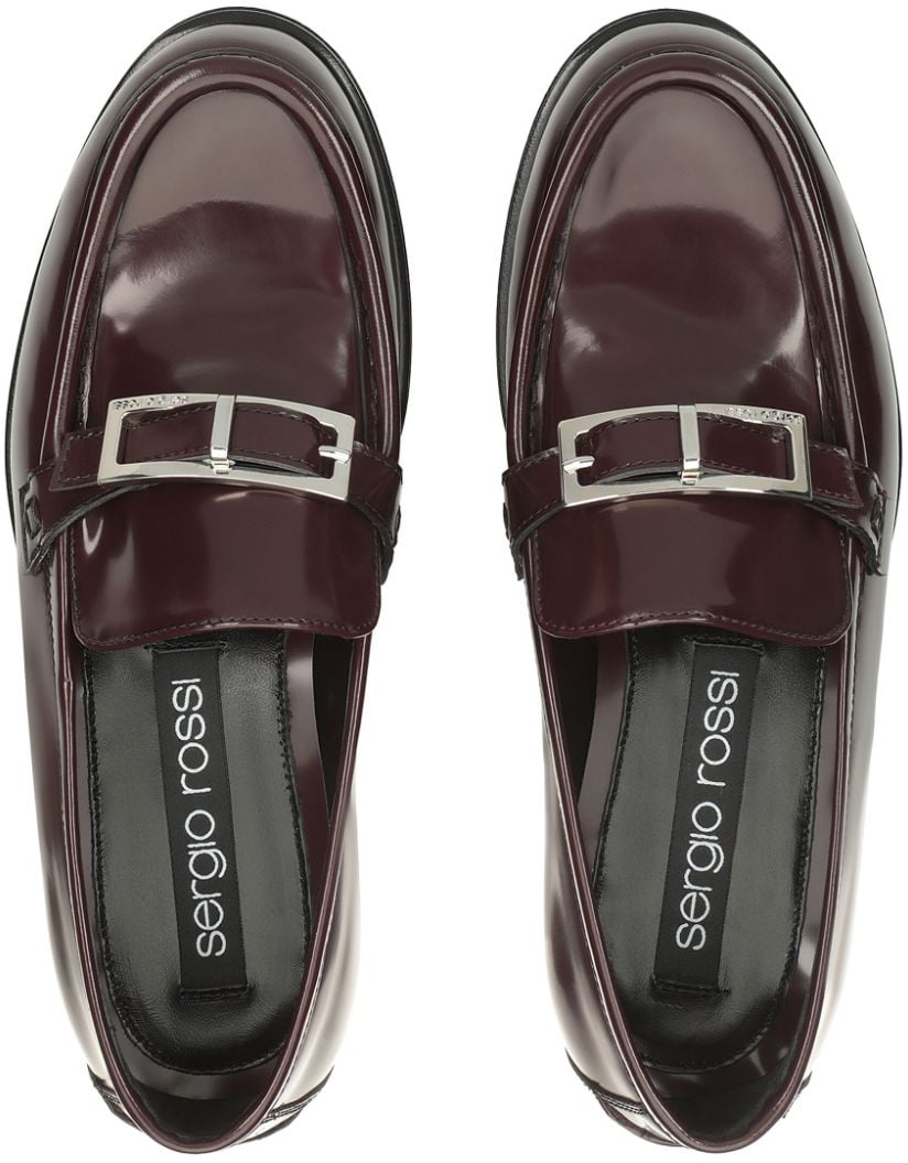 Sergio Rossi Flat Shoes Wine Rood