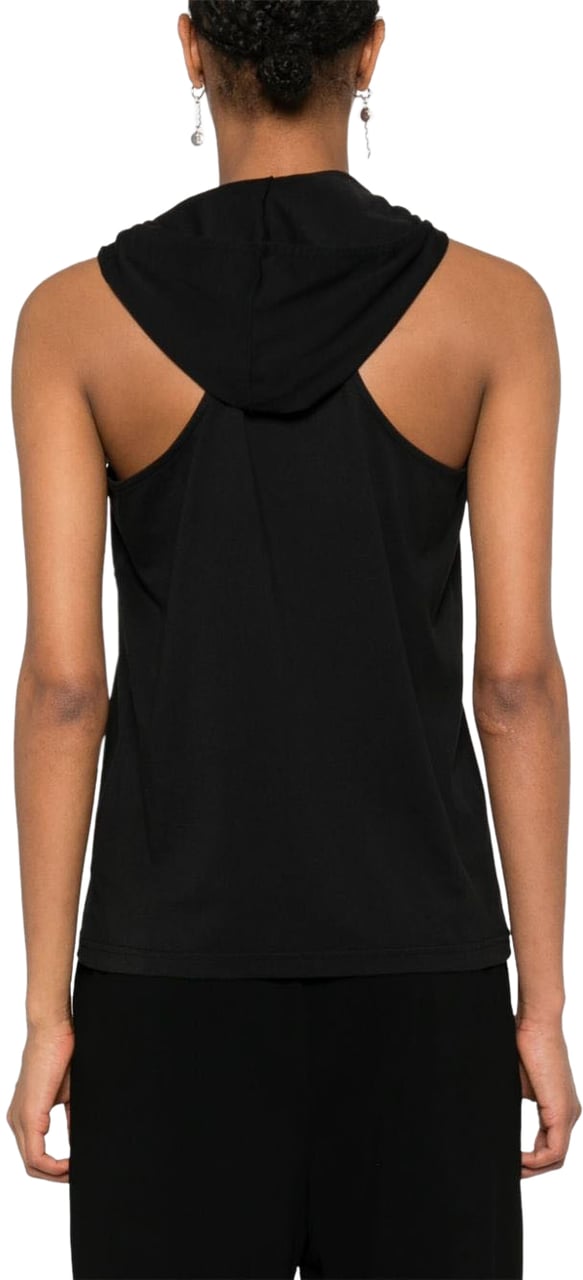 COURREGES Top Black Zwart