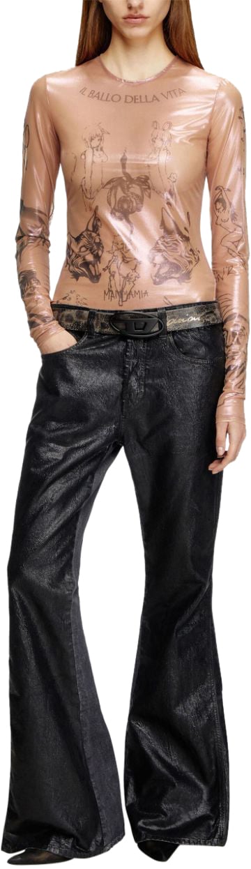 Diesel T-Shirts And Polos Pink Roze