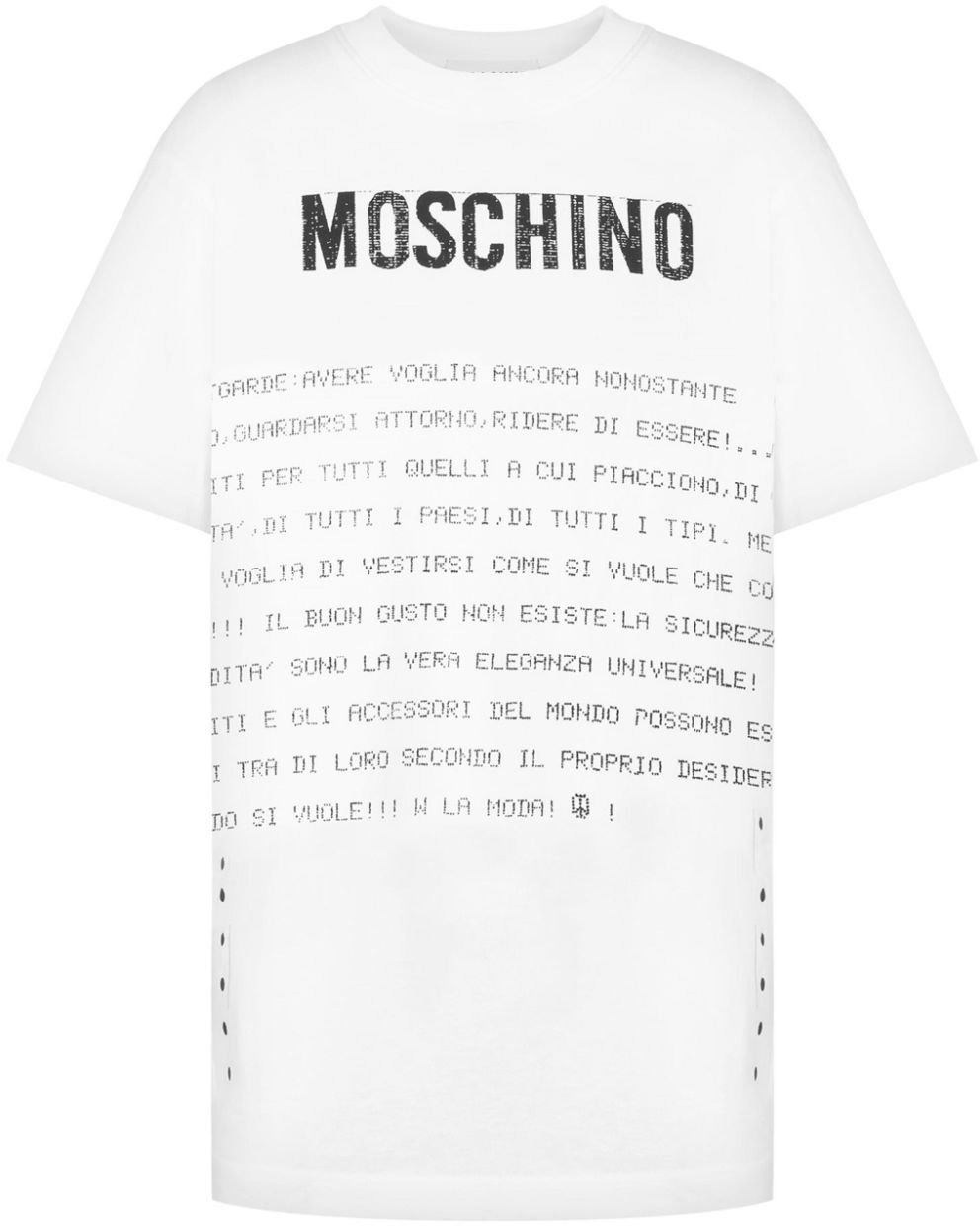 Moschino Top White Wit