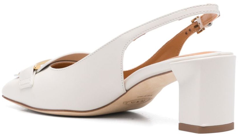Tod's With Heel Lime White Wit