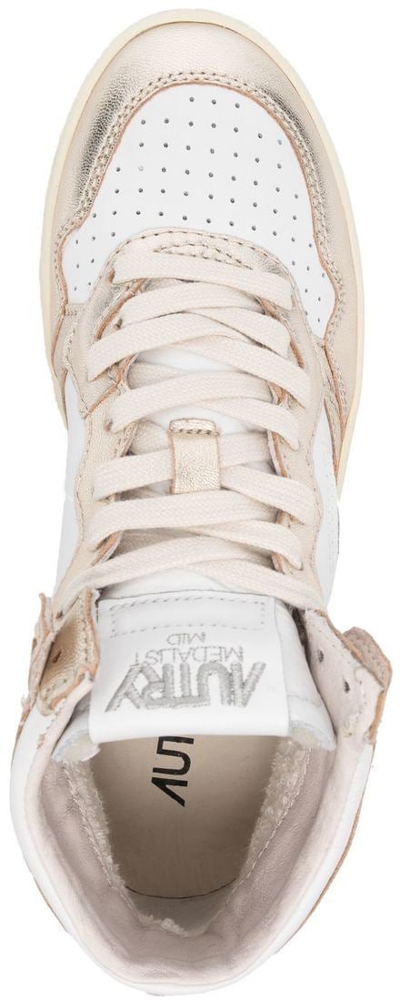 Autry Sneakers Whiteplatinum Zilver