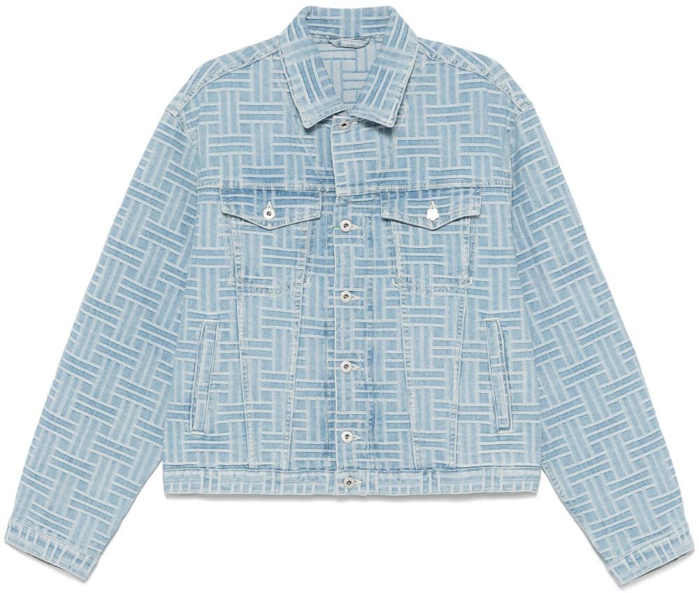 Kenzo Jackets Bleached Blue Blauw