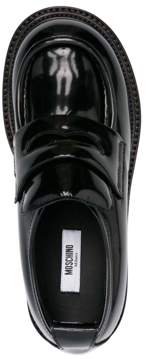 Moschino Flat Shoes Black Zwart