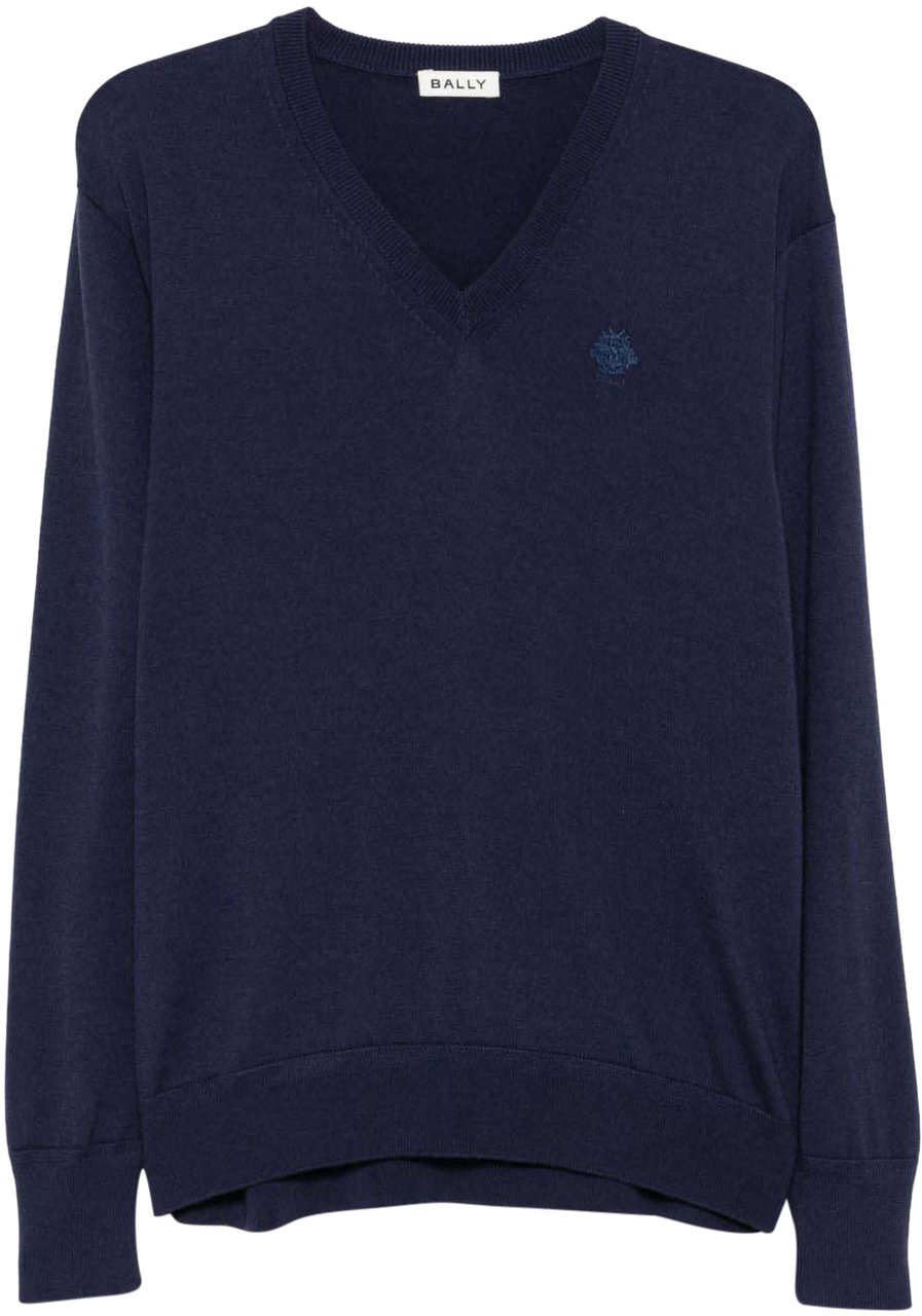 Bally Sweaters Blue Blauw