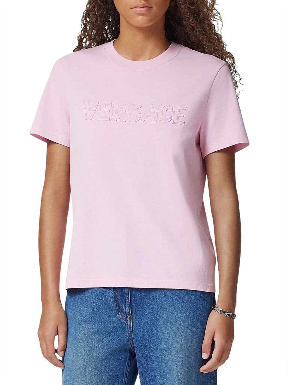 Versace Top Pastel Pink Roze