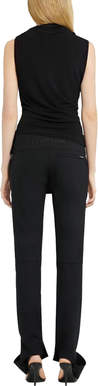 COURREGES Top Black Zwart