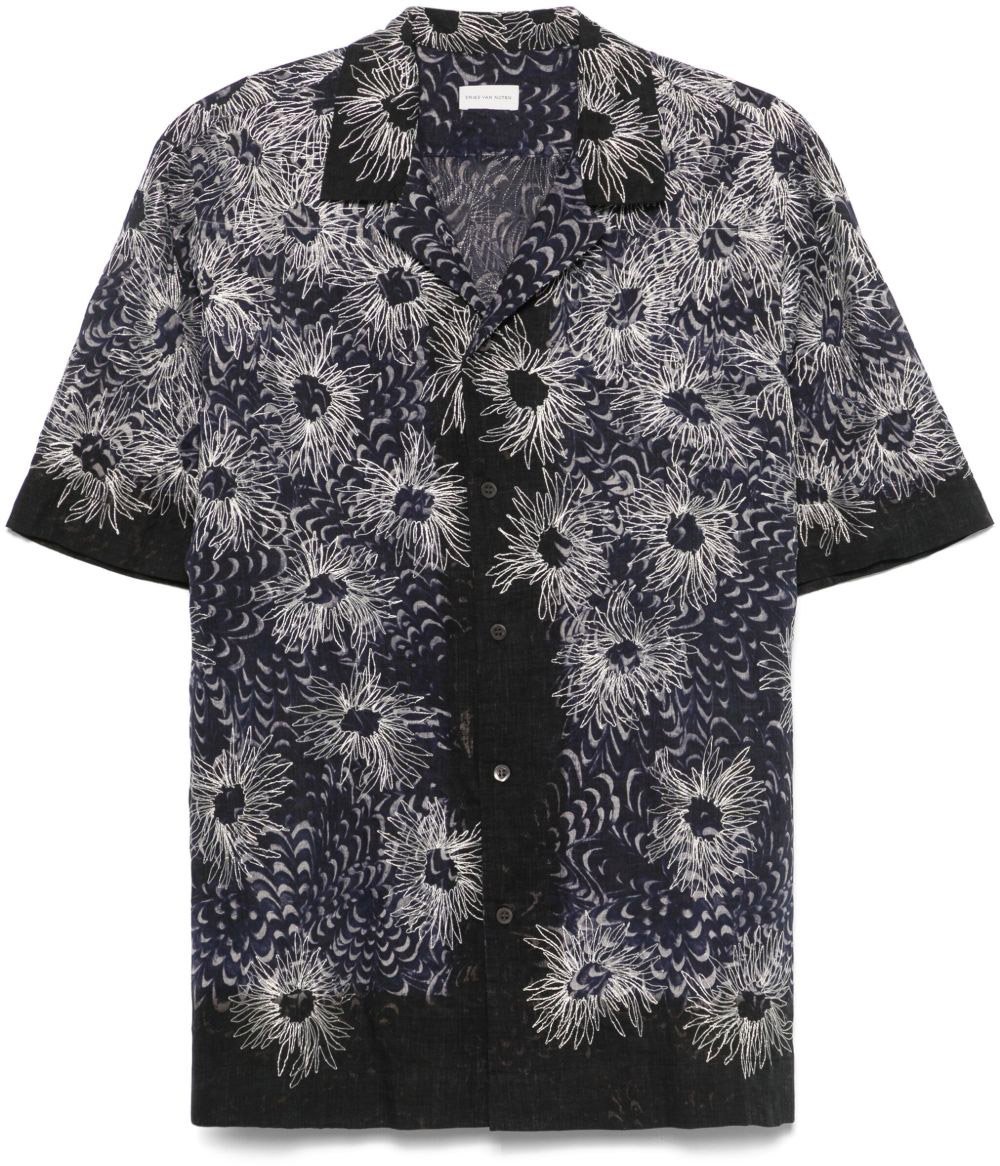 Dries van Noten Shirts Blue Blauw
