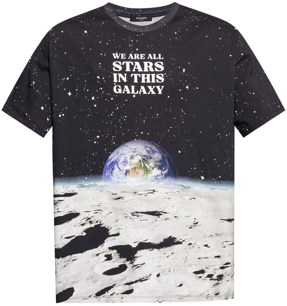Balmain T-Shirts And Polos Black Zwart