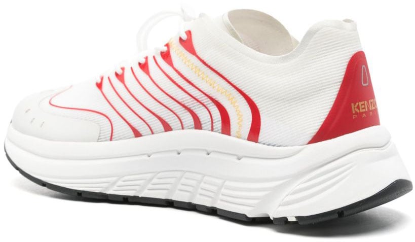 Kenzo Sneakers Mid Red Rood