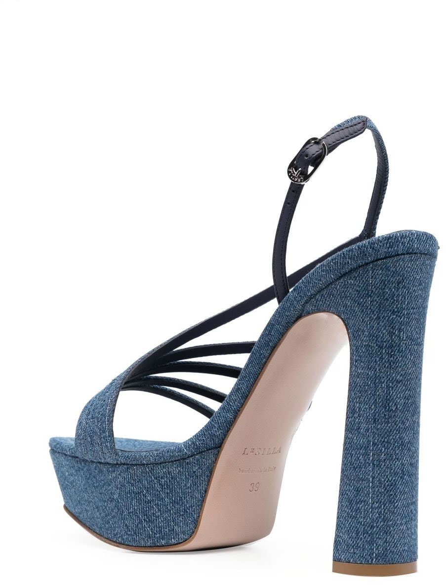 Le Silla Sandals Blue Blauw