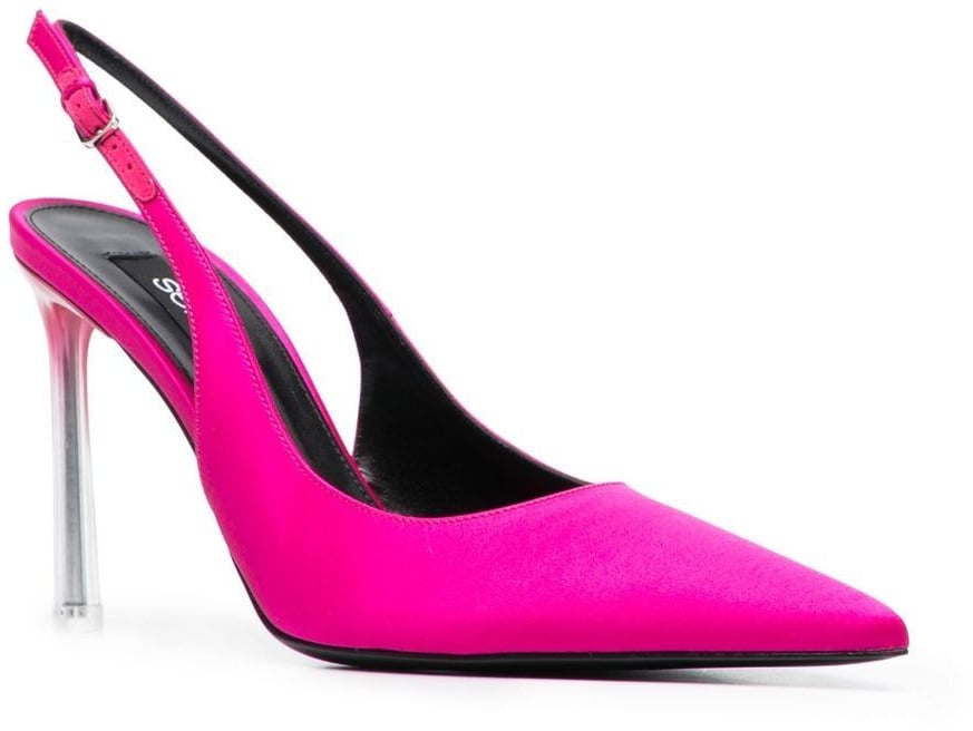 Sergio Rossi Sandals Pink Crystal Roze