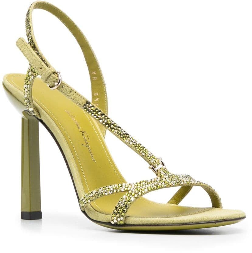 Ferragamo Sandals Green Groen