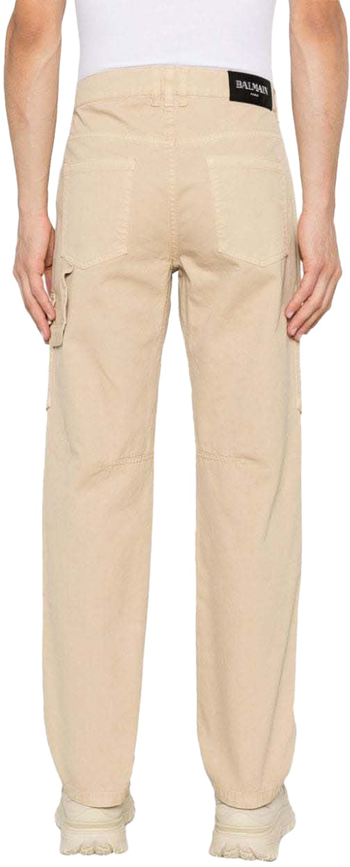 Balmain Trousers Sand Beige