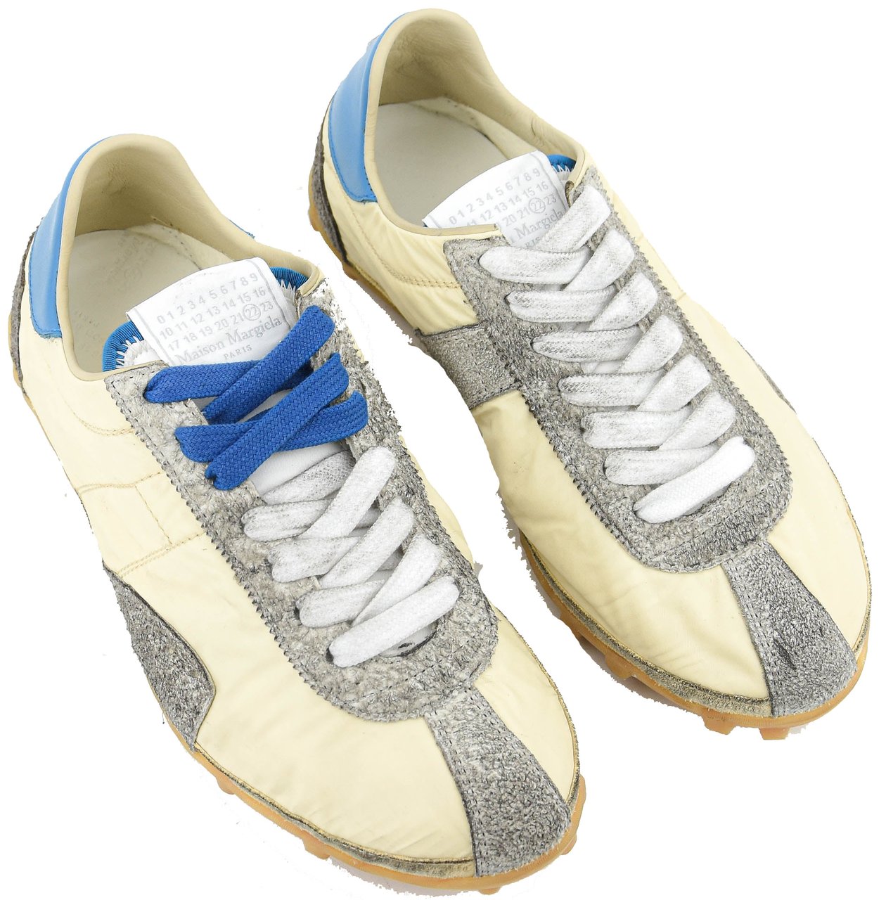 Maison Margiela Sprinter Beige Blue Wit