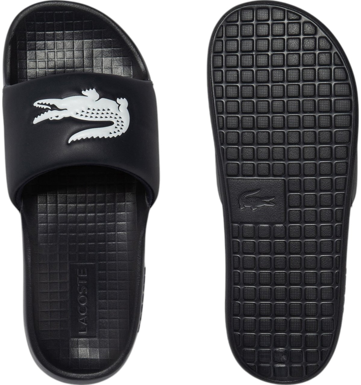 Lacoste Heren Slipper Zwart