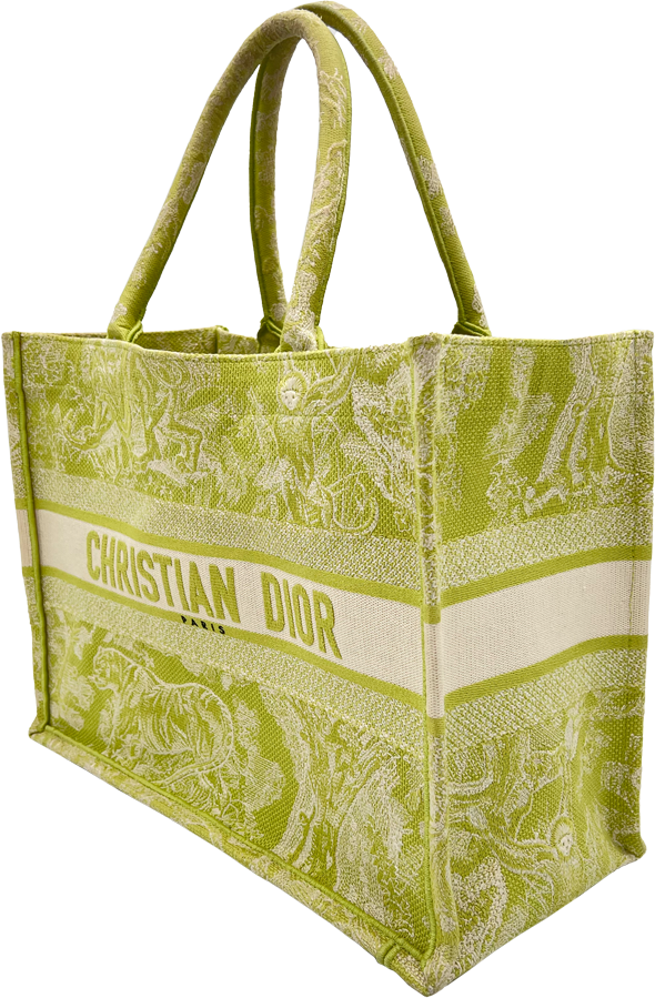 Dior Dior Tote Book - Lemon Jungle Groen