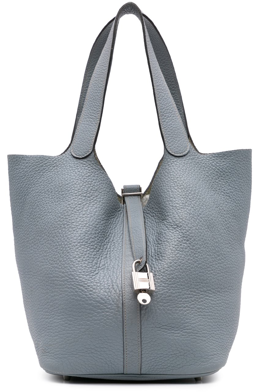 Hermès Clemence Picotin Lock 26 Blauw