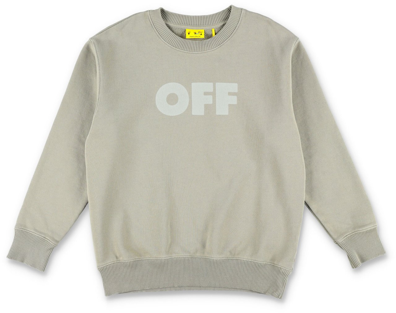 OFF-WHITE Fleece Off Kaki Bruin