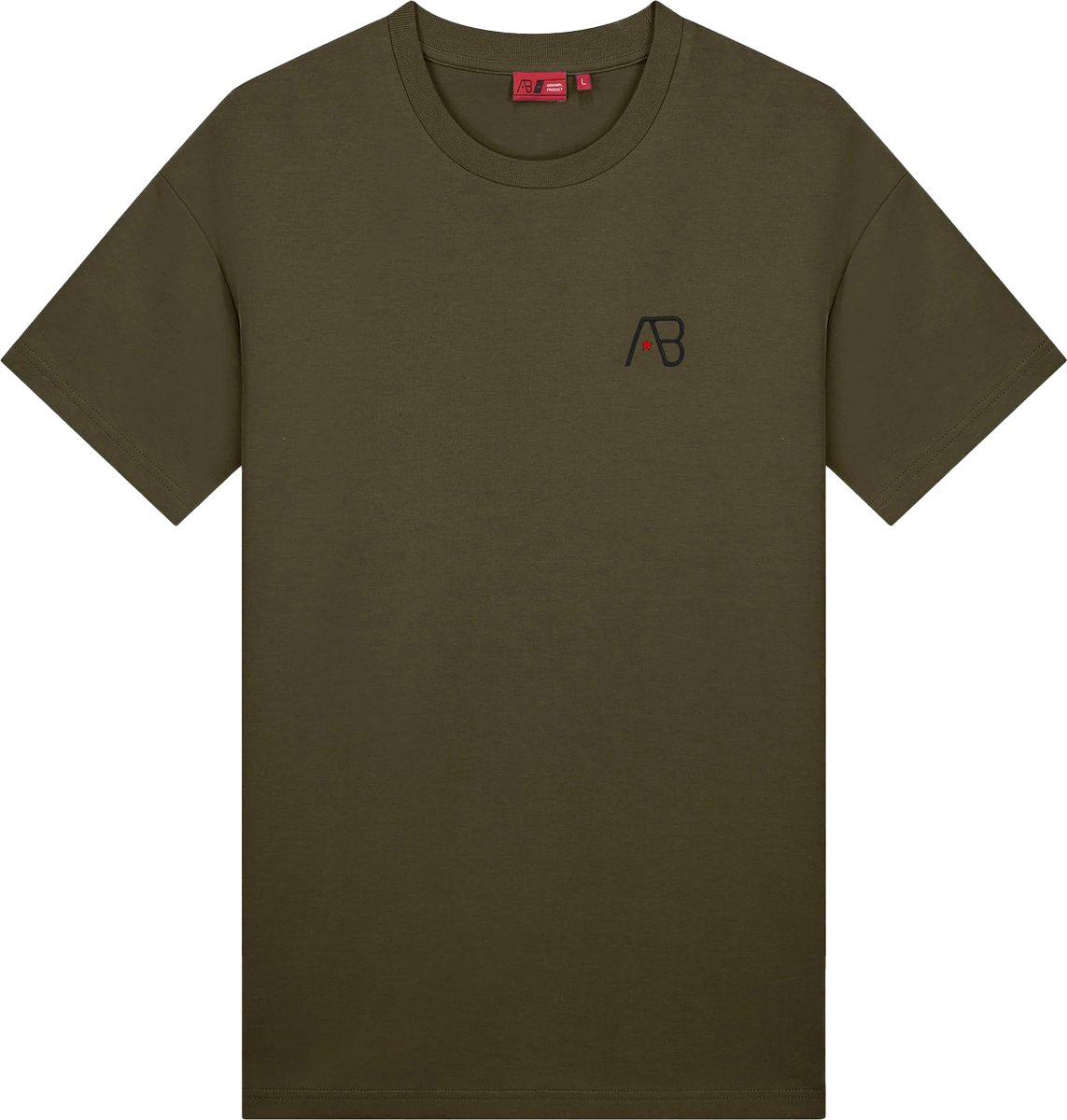AB Lifestyle Regular Fit T-Shirt Heren Groen Groen