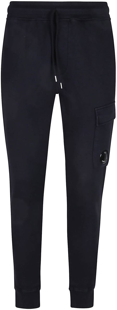 CP Company Diagonal Fleece Cargo Sweatpant Blue Blauw
