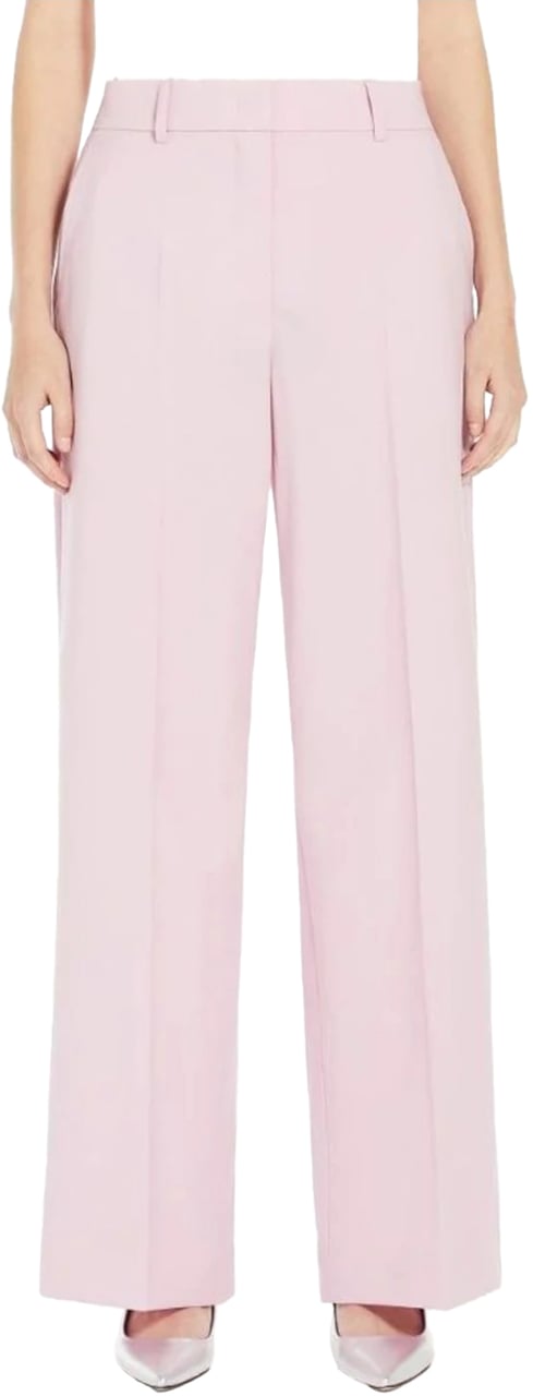 Max Mara Trousers Rose Berry Blauw