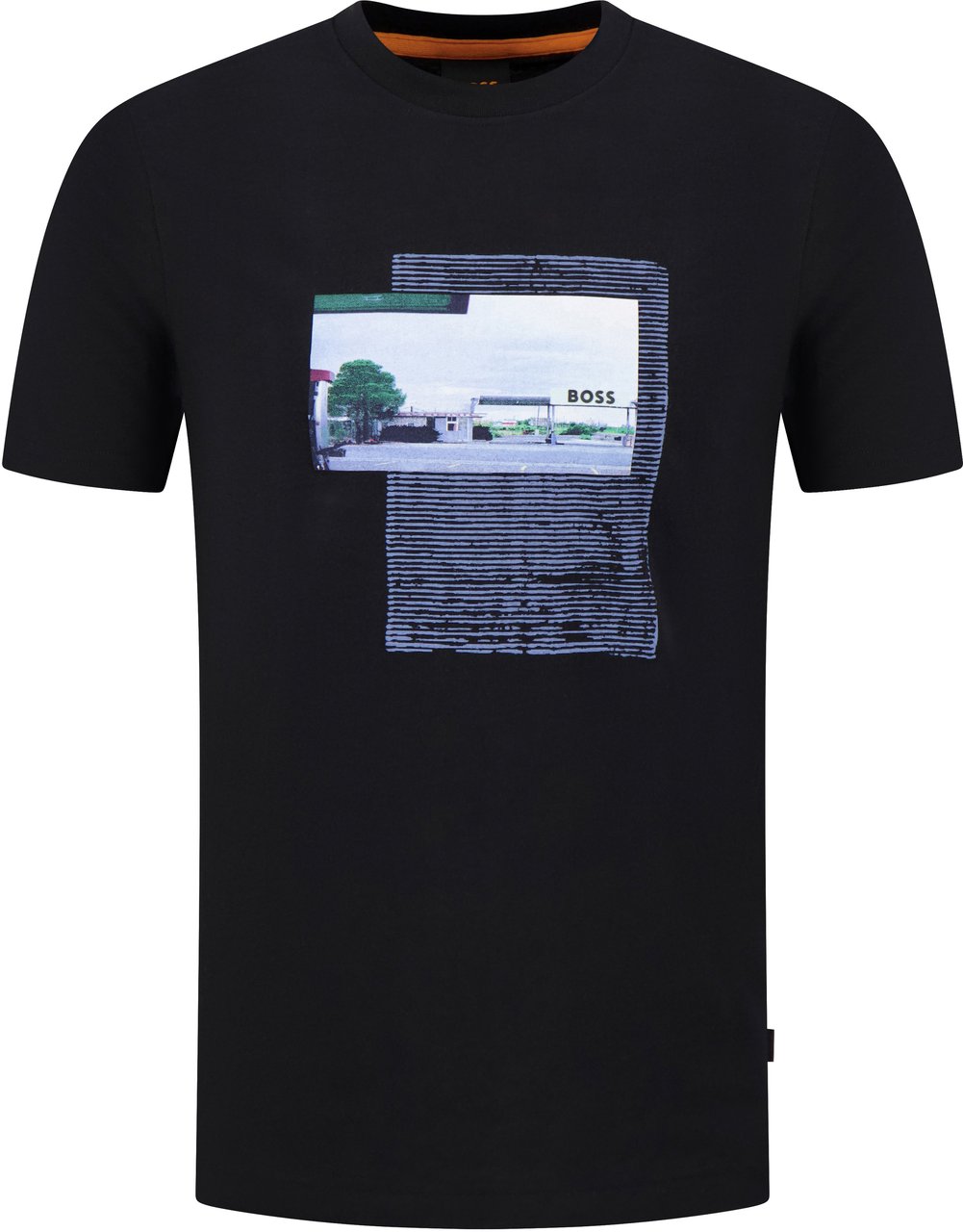 Boss T-shirt Zwart Zwart