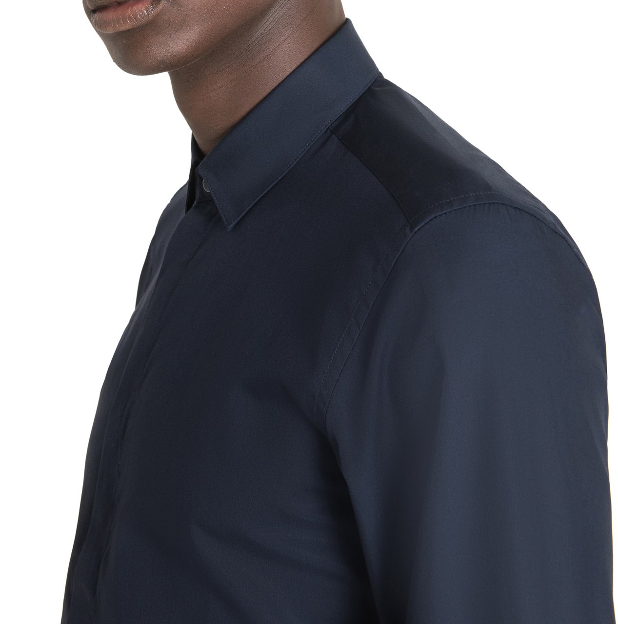 Antony Morato SHIRT LONDON SLIM FIT IN SOFT TOUCH COTTON EASY IRON Blauw