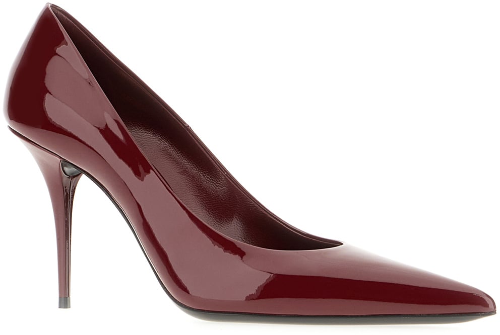 Saint Laurent Saint Laurent Norma Leather Pumps Rood