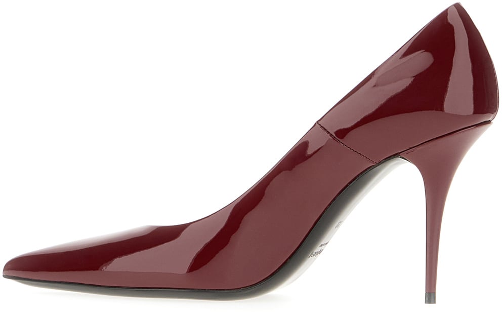 Saint Laurent Saint Laurent Norma Leather Pumps Rood