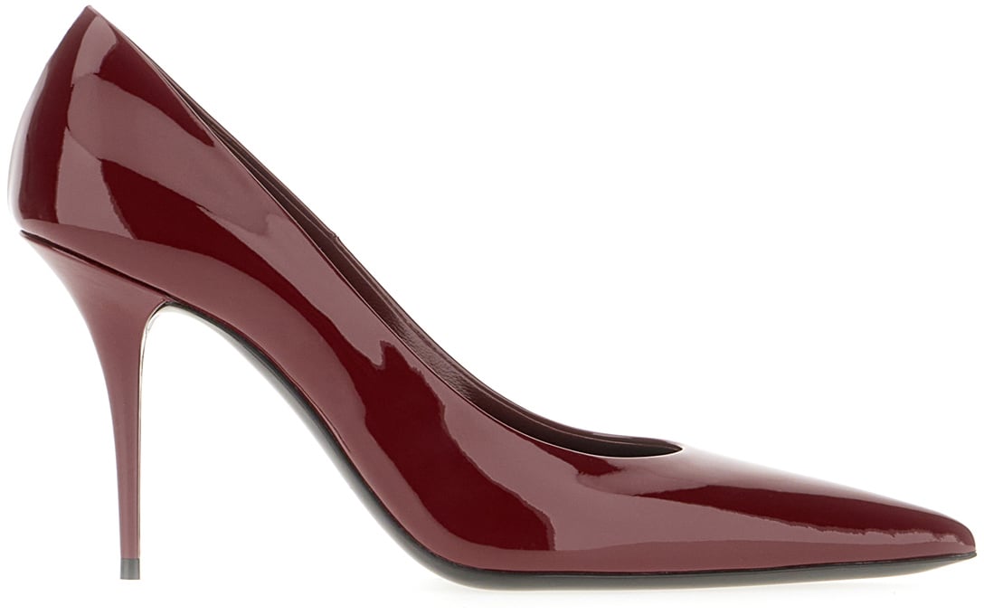 Saint Laurent Saint Laurent Norma Leather Pumps Rood