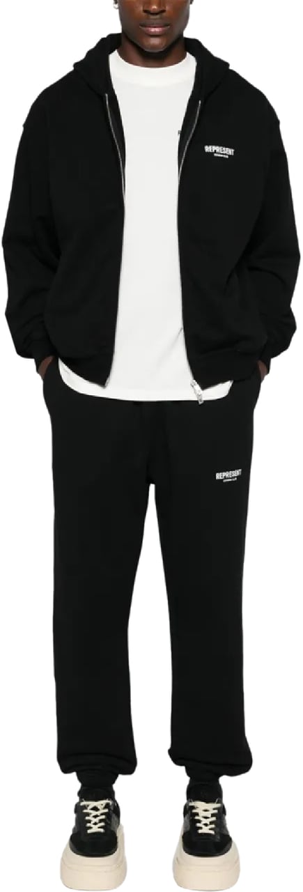 Represent Heren Owners Club Zip Hoodie Zwart Zwart