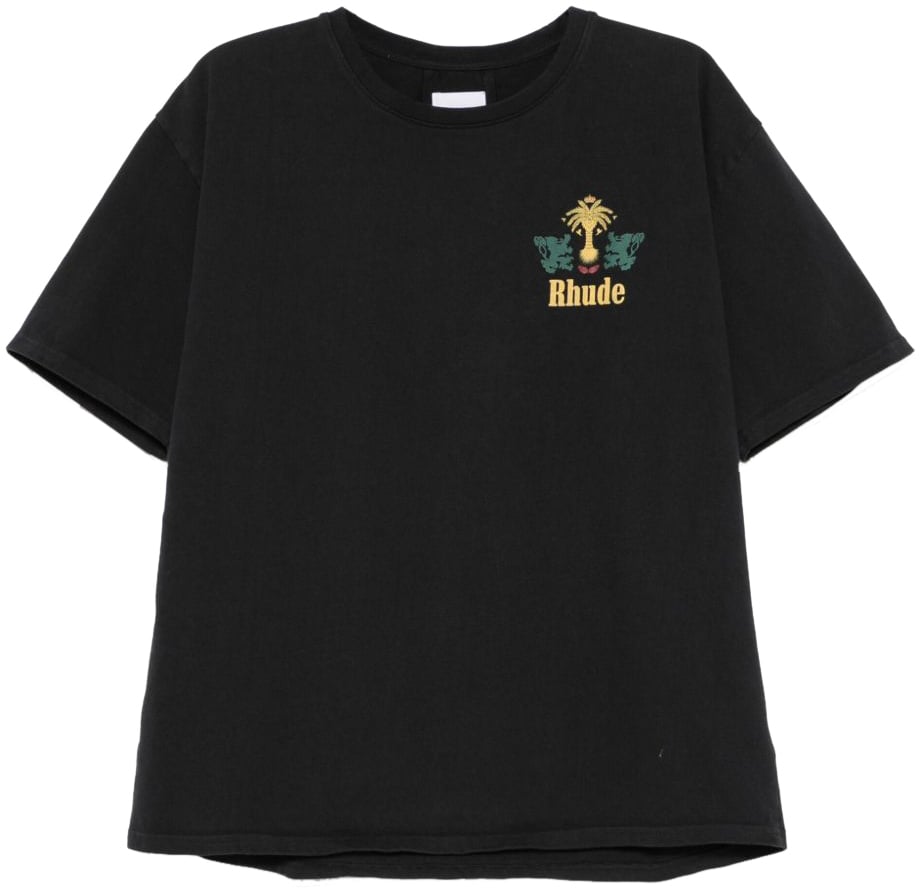 Rhude Tabaco Tee Vintage Black Zwart